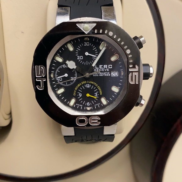 Men's Clerc CXX Scuba 250 Limited Edition CXXLE250 Stainless 42mm Watch - Picture 2 of 5